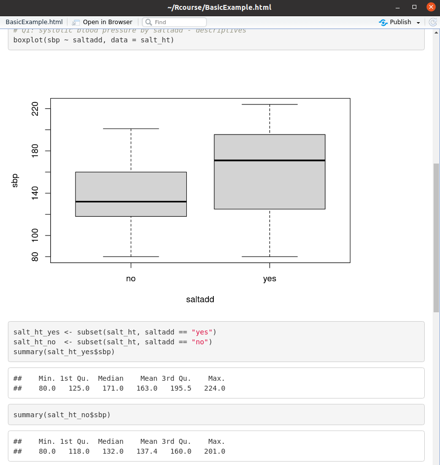 4 A simple example | Introduction to R